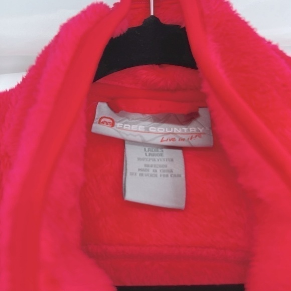 Free Country Outbound Heather Butter Pile Fleece Jacket size L - Picture 4 of 11